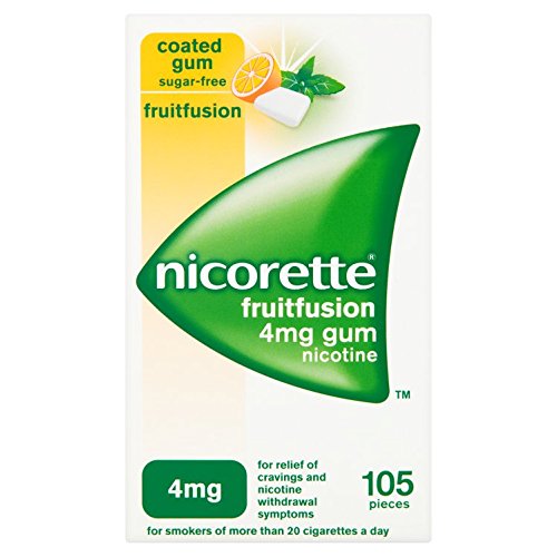 Nicorette Gum Fruit Fusion 4mg X 105