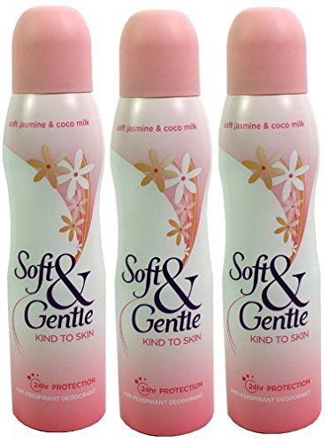 3 X Soft & Gentle - Soft Jasmine & Coco Milk Anti-Perspirant Deodorant 250ml