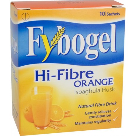Fybogel Hi-Fibre Powder (Orange) X 10 Sachets