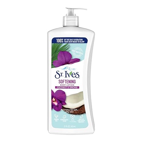 St. Ives Softening Body Lotion (Coconut & Orchid Extract) 21 oz