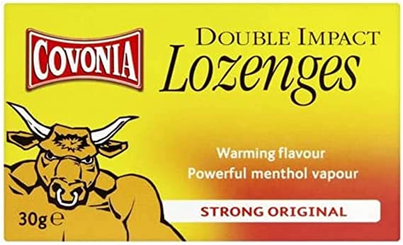 Covonia Double Impact Lozenges (Strong Original) 30g