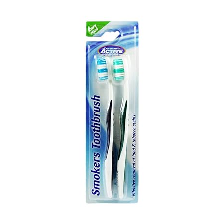 Active Oral Care Smokers Toothbrushes 2 Pcs