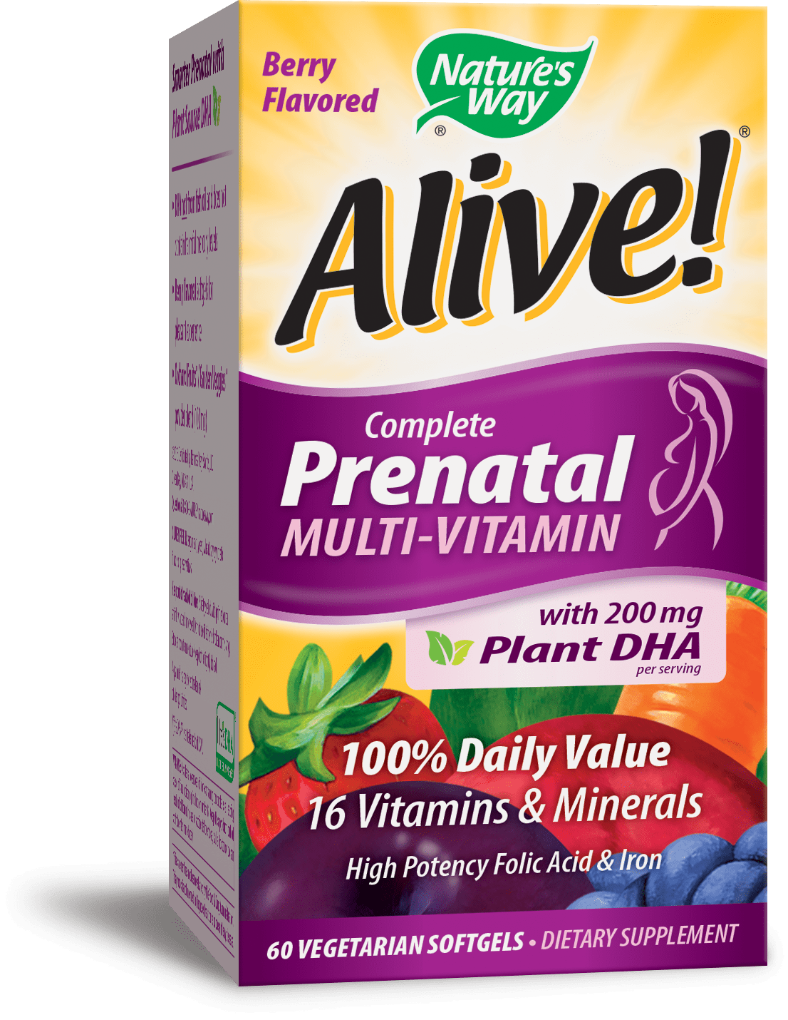 Nature's Way Alive! Complete Prenatal Multivitamin Softgels X 60