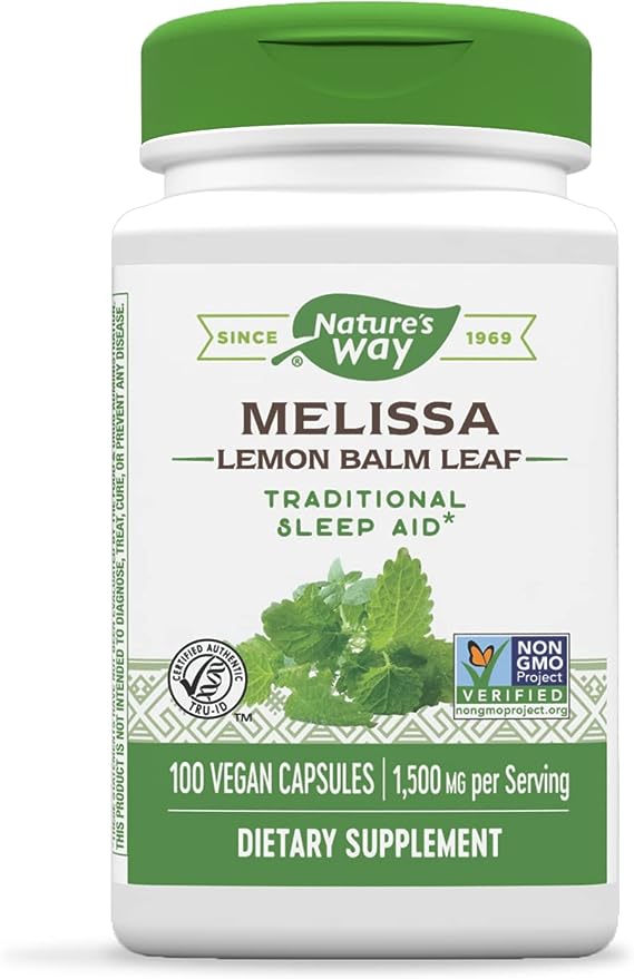 Nature's Wayl Melissa Lemon Balm Leaf x 100