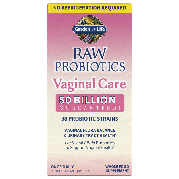 Garden of Life Raw Probiotics Vaginal Care Capsules X 30