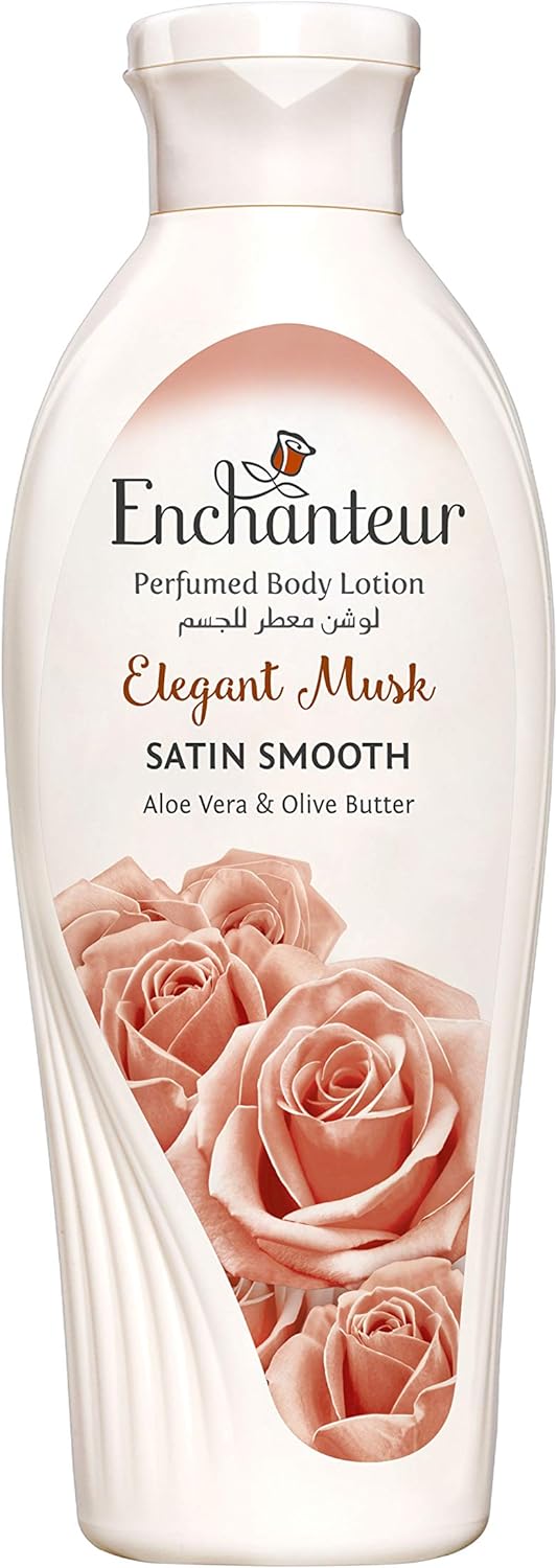 Enchanteur Satin Smooth Elegant Musk Body Lotion 250ml