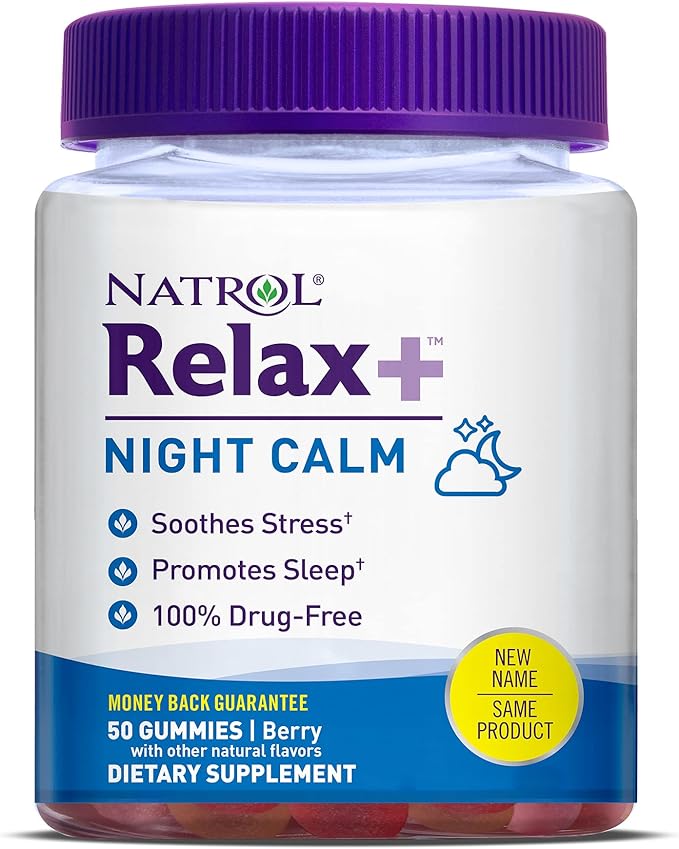 Natrol Relax + Night Calm Gummies X 50