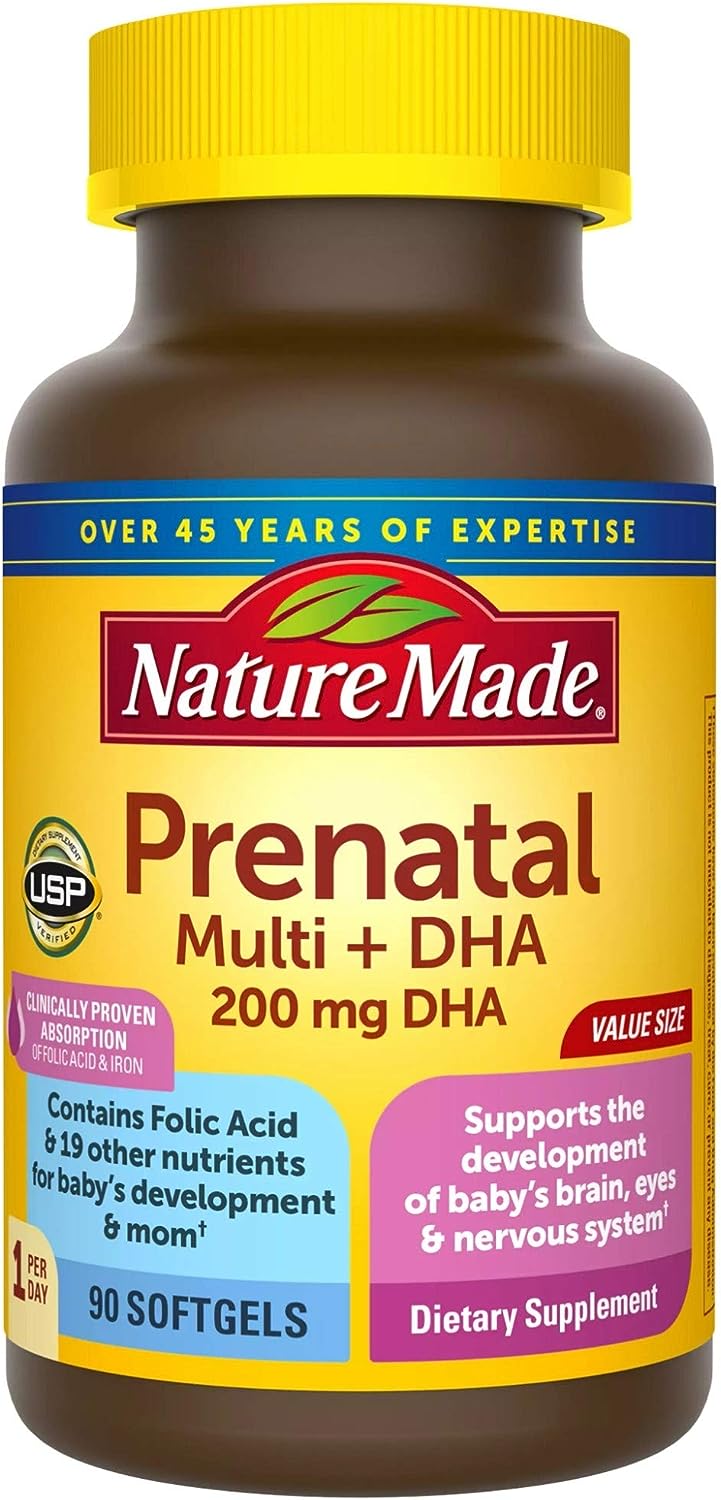 NatureMade Prenatal Multi + DHA Softgels X 90