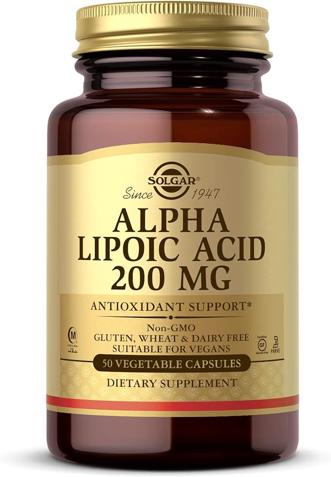 Solgar Alpha Lipoic Acid 200mg Capsules x 50