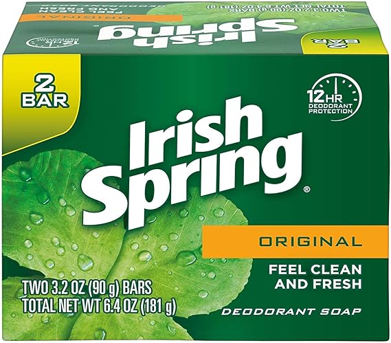 Irish Spring Original Deodorant Bar Soap 3.2oz