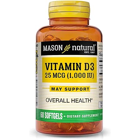 Mason Natural Vitamin D3 1000IU x 60