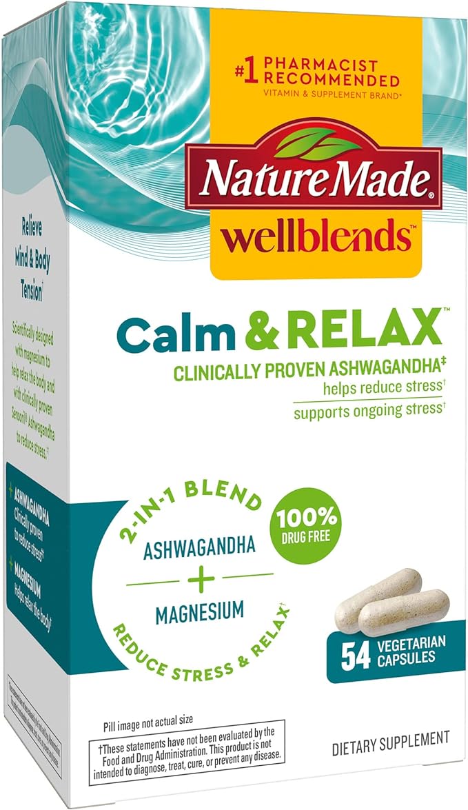 NatureMade Wellblends Calm & Relax Capsules X 54