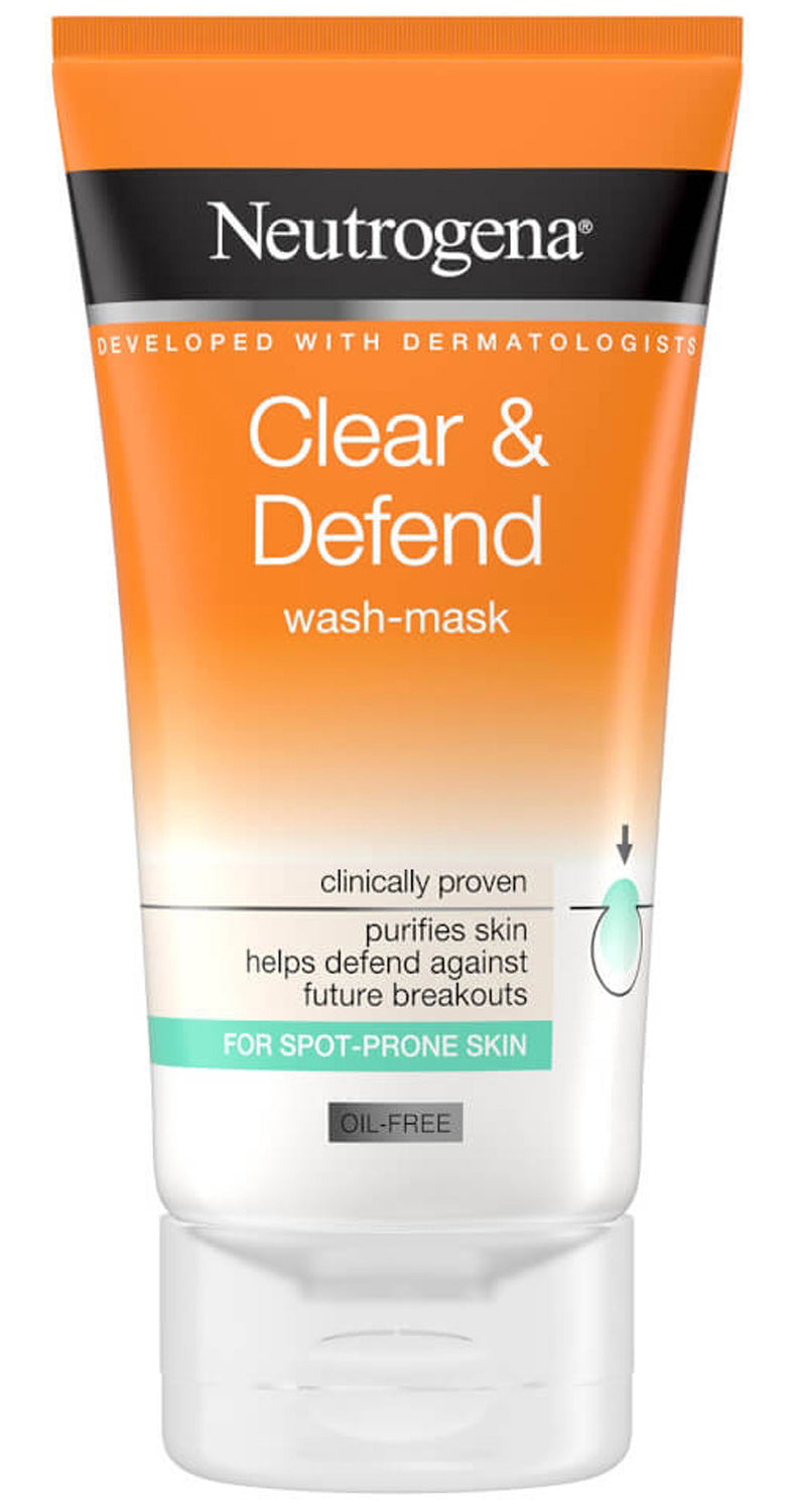 Neutrogena Clear and Defend 2 in 1 Wash Mask