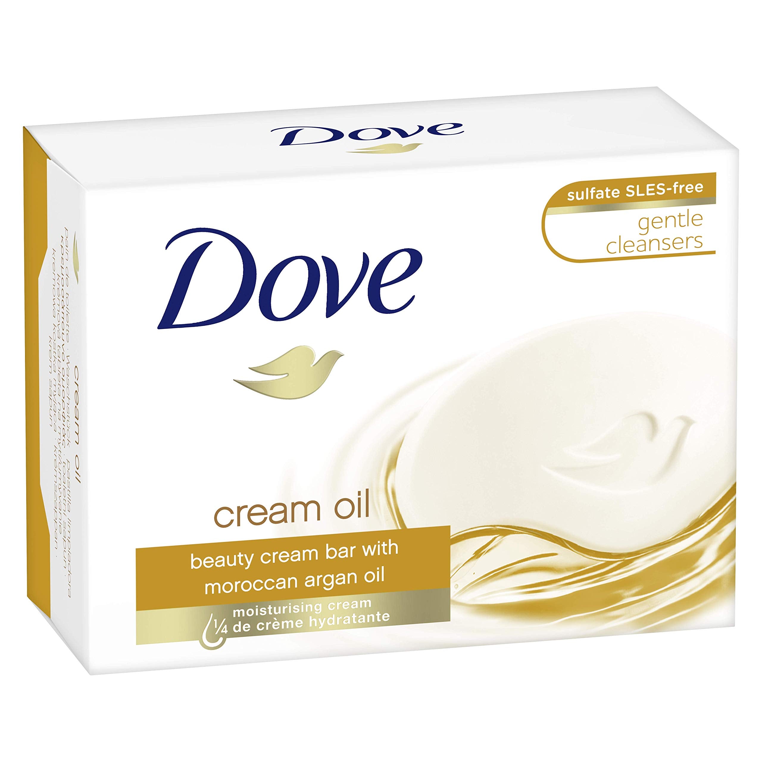 Dove Beauty Cream Bar With Moroccan Argan Oil x 4