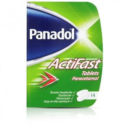 shop Panadol Actifast (Paracetamol) 500mg Tablets x14 from HealthPlus online pharmacy in Nigeria