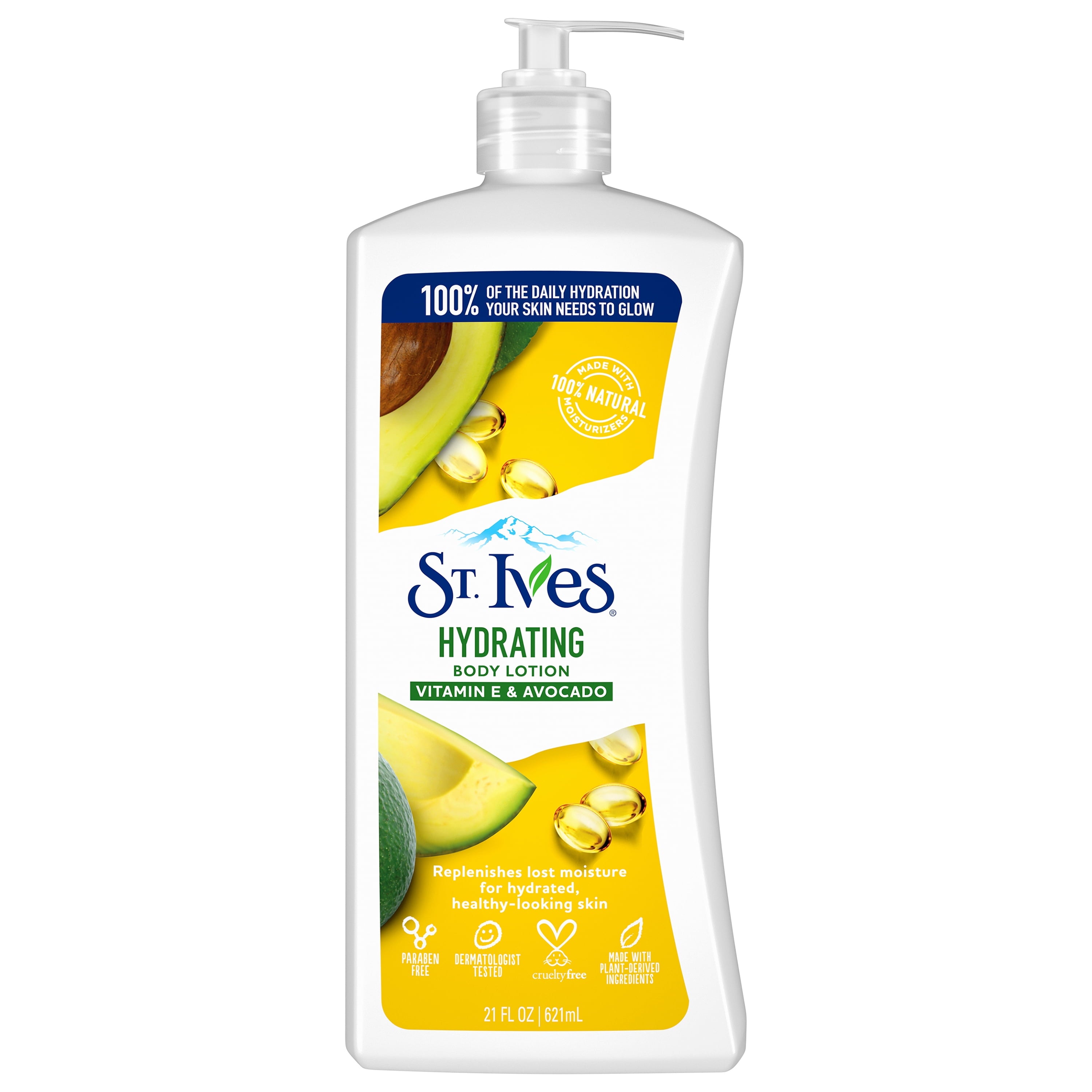 St. Ives Daily Hydrating Vitamin E and Avocado Body Lotion 21 oz