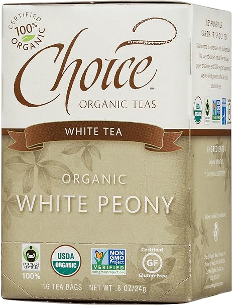 Choice Organic White Peony Teas x 16
