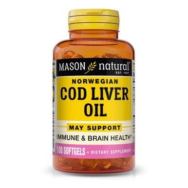 Mason Cod Liver Oil Softgels x 100