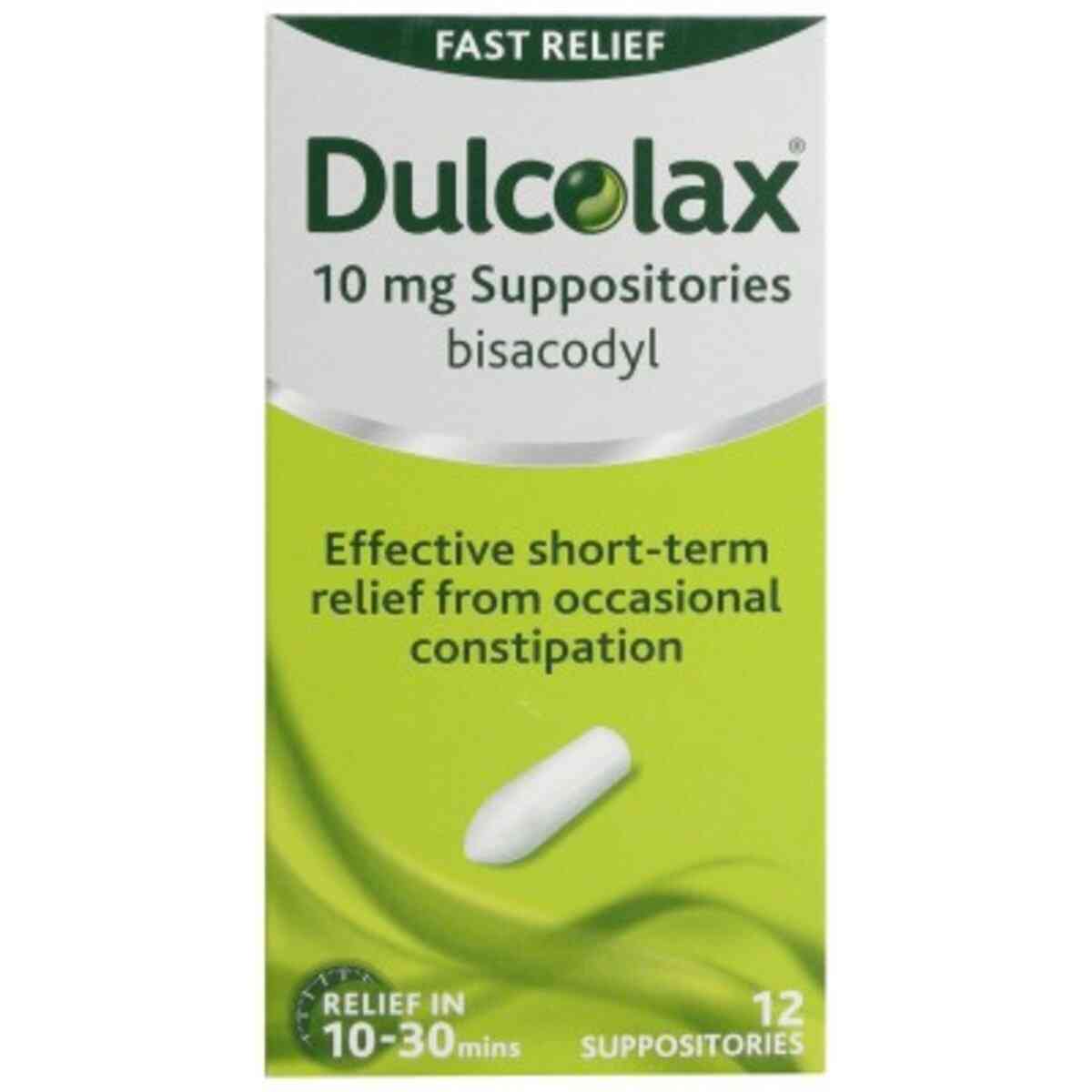 Dulcolax 10mg Suppositories X 12