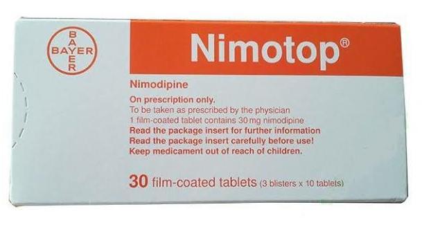 shop Nimodipin 30mg from HealthPlus online pharmacy in Nigeria