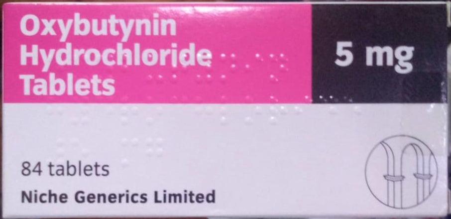 shop Description- Oxybutnin Hydrochloride 5mg from HealthPlus online pharmacy in Nigeria