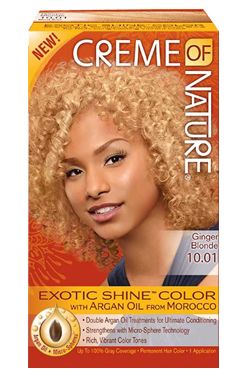 Creme of Nature Exotic Shine Hair Color 10.01 (Ginger Blonde)