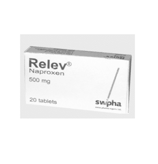 shop Relev (Naproxen 500mg) from HealthPlus online pharmacy in Nigeria