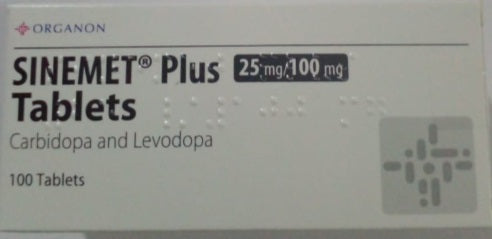 Sinemet Plus (Carbidopa and Levodopa) 25mg/100mg Tablet
