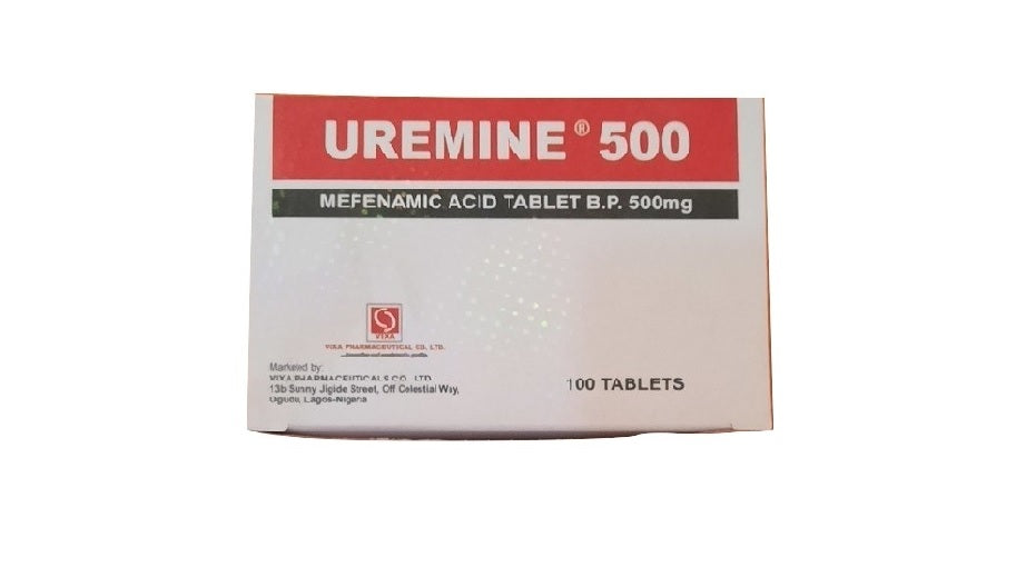 Uremine 500mg (Mefenamic Acid) Blister