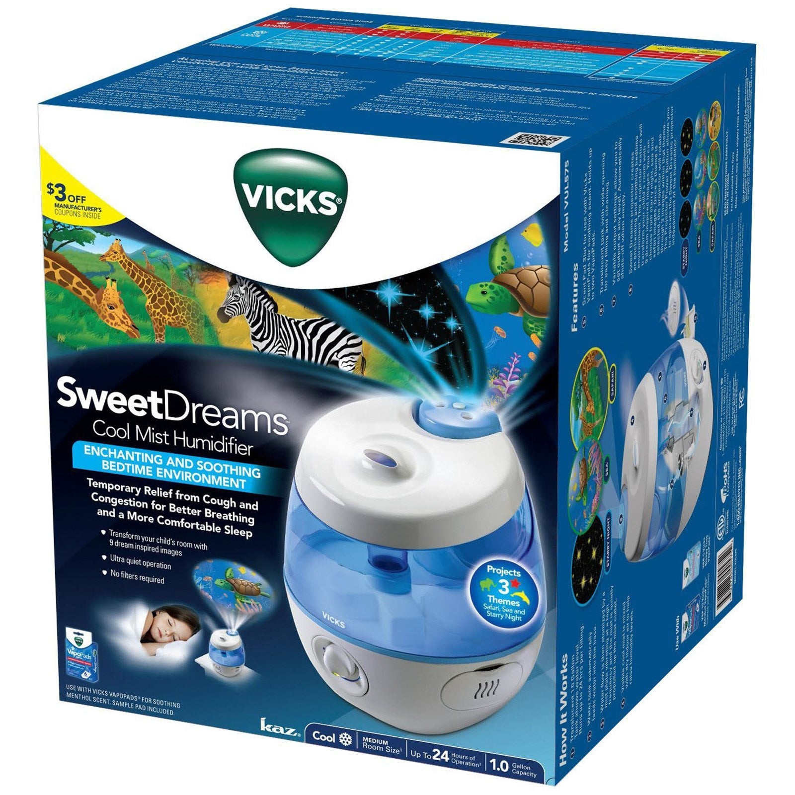 Vicks SweetDreams Cool Mist Child's Humidifier