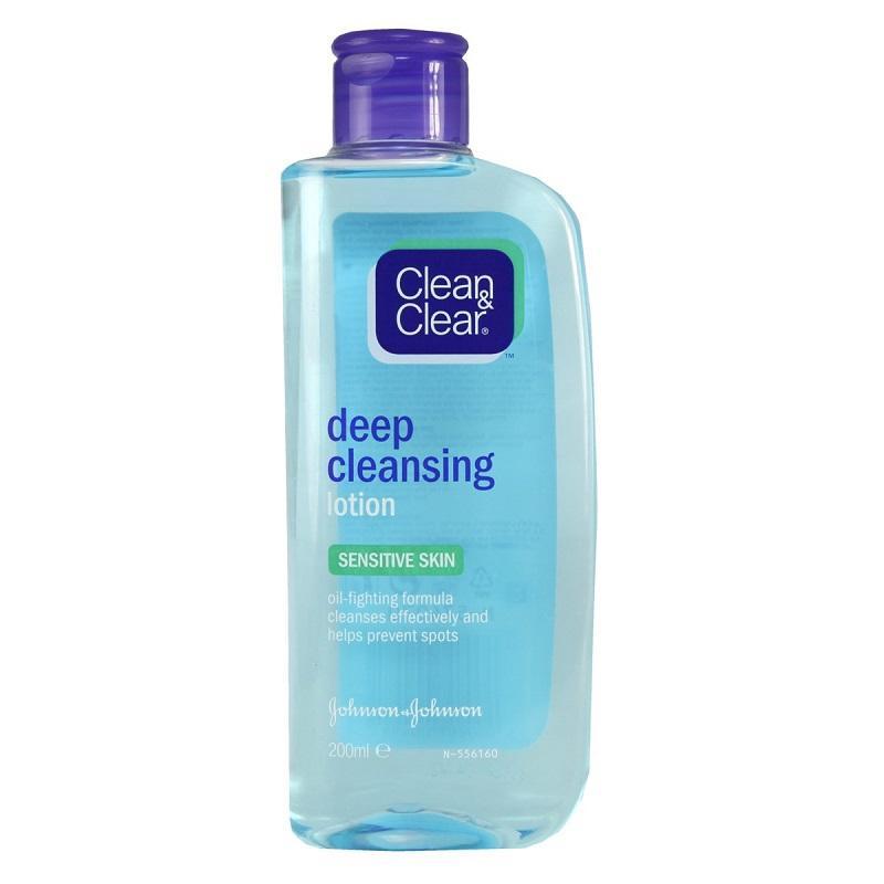 Clean & Clear Deep Cleansing Lotion (Sensitive) 200ml