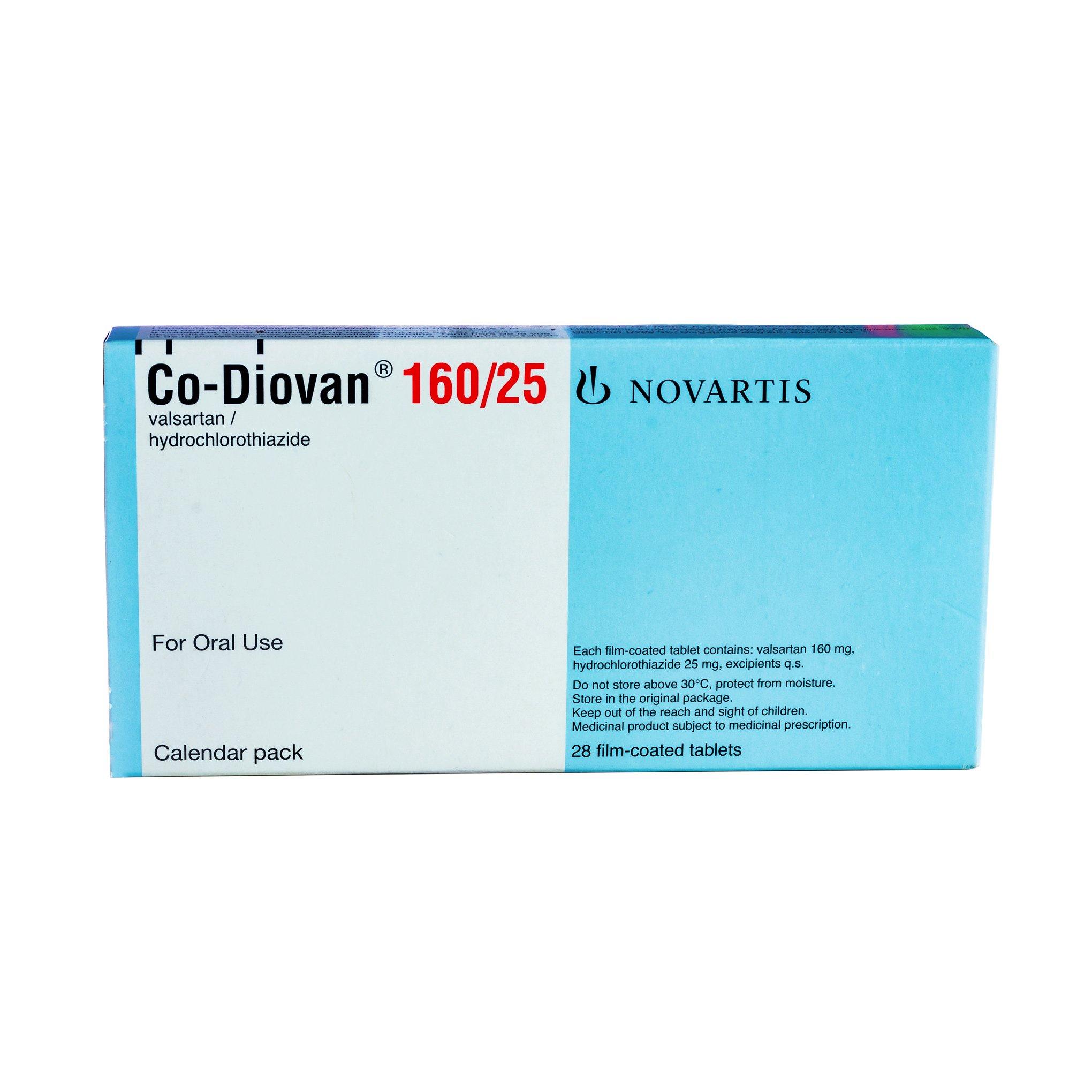 shop Co-Diovan (Valsartan/Hydrochlorothiazide) 160m/25mg Tablets X28 from HealthPlus online pharmacy in Nigeria
