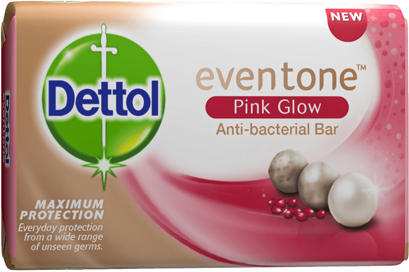 Dettol Eventone Pink Glow Antibacterial Soap 65g