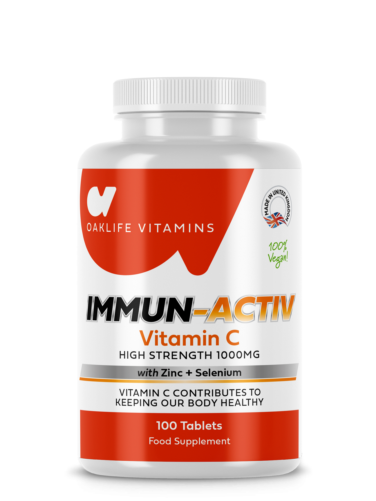 IMMUN-ACTIV® – Vitamin C, Zinc + Selenium 100 tablets