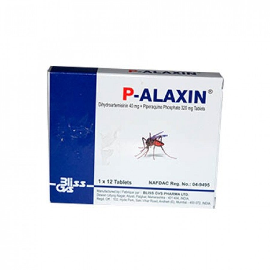 P-Alaxin (Dihydroartemisinin/Piperaquine) Tabs X 12