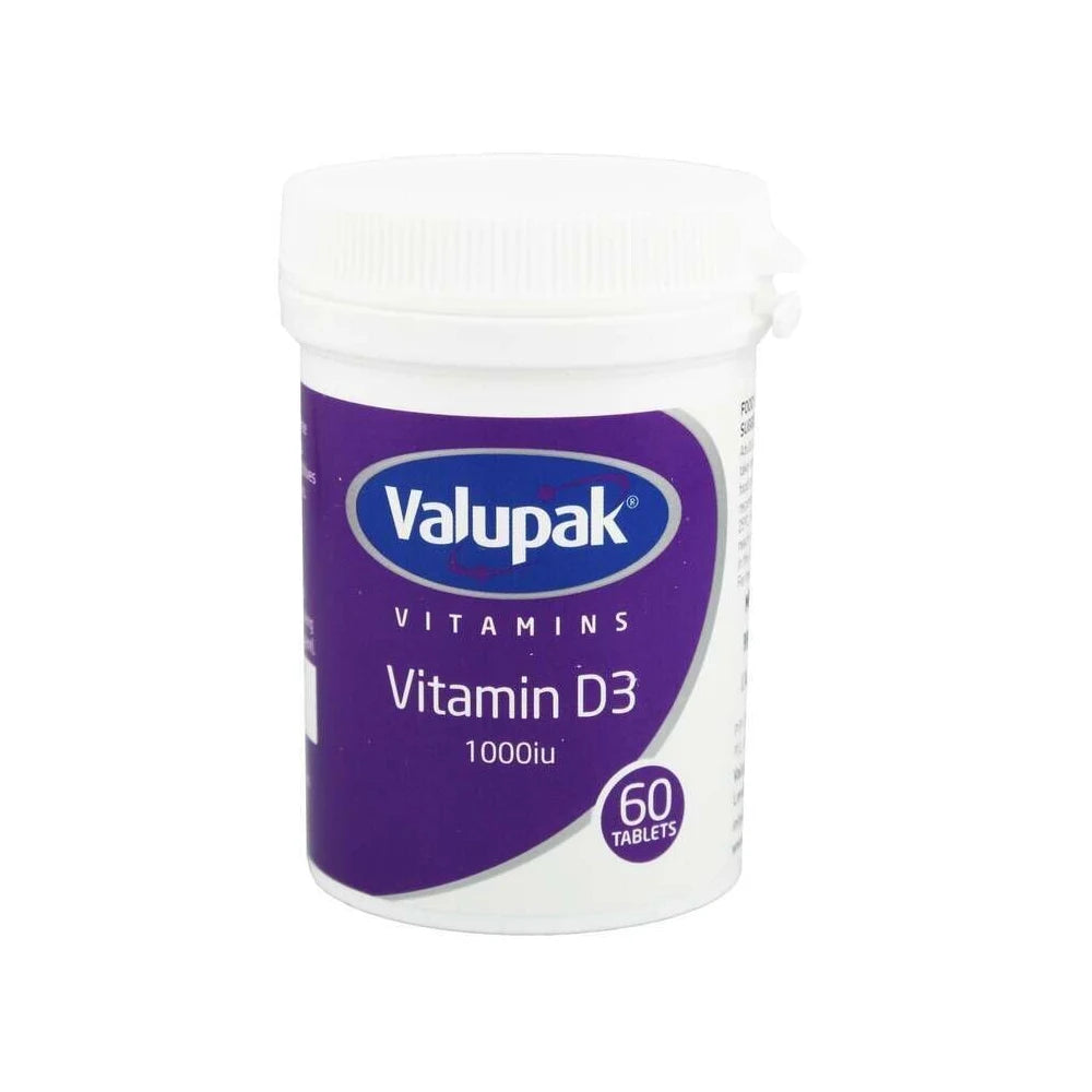 Valupak Vitamin D3 1000IU Tablets x 60