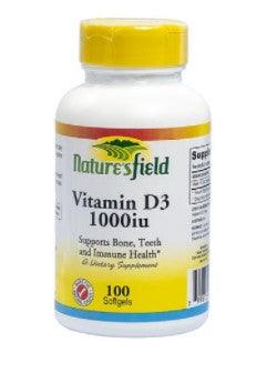 shop Nature's Field Vitamin D3 1000IU from HealthPlus online pharmacy in Nigeria