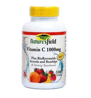 shop Nature's Field Vitamin C 1000mg x 100 from HealthPlus online pharmacy in Nigeria