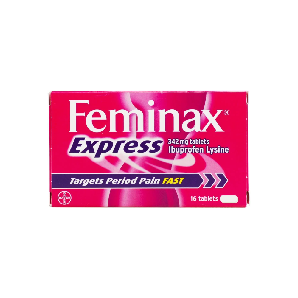 Feminax Express 342mg Tablets X 16