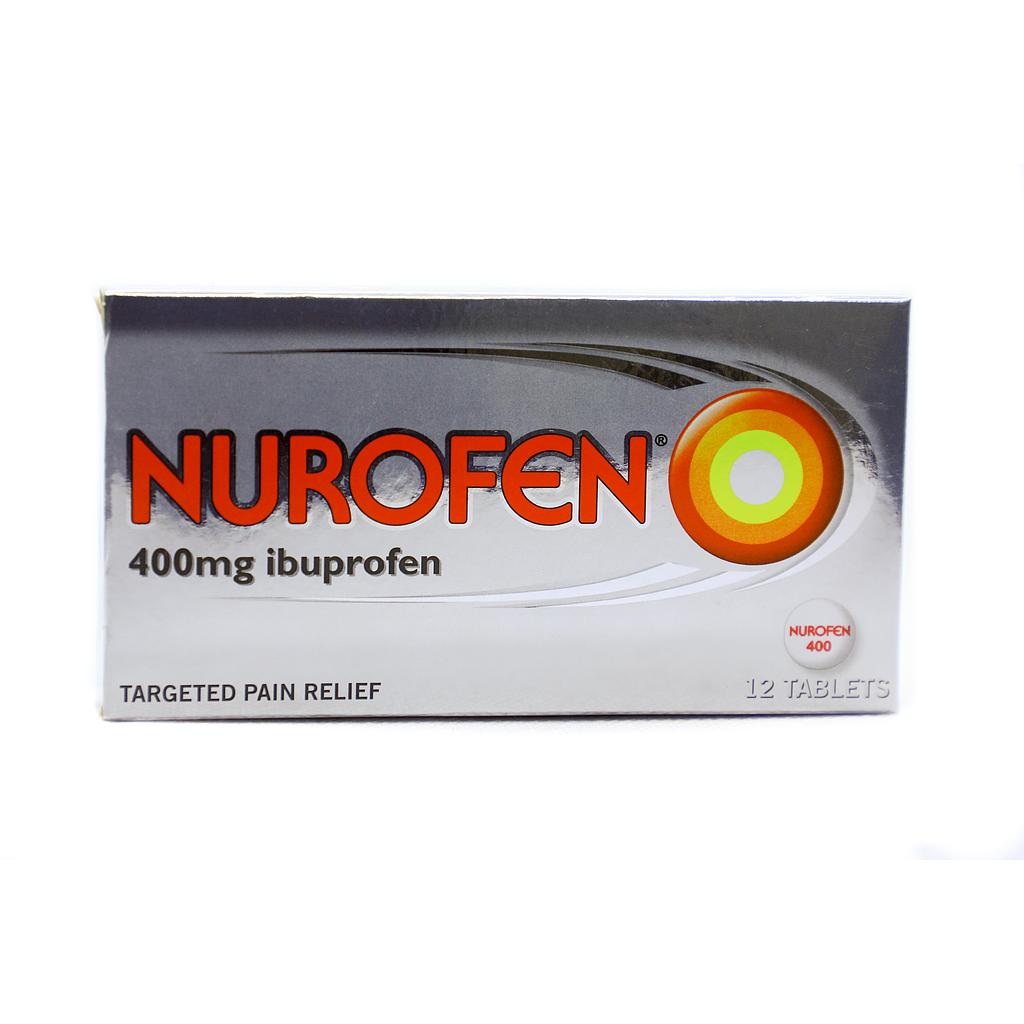 Nurofen (Ibuprofen) 400mg Tabs x12