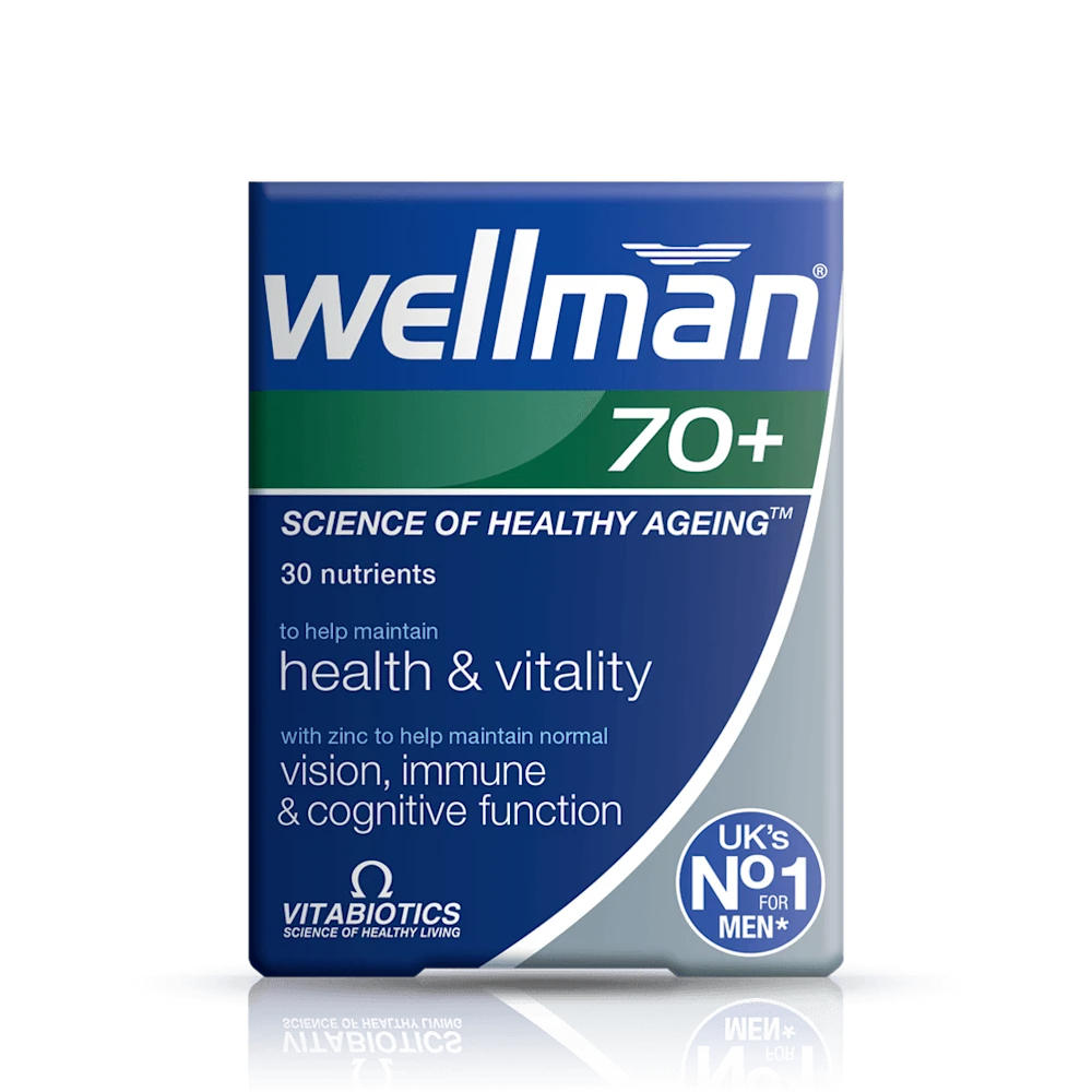 Wellman 70+ Tablets x 30