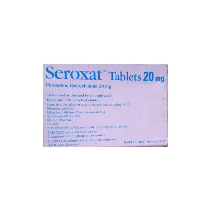 shop Paroxetine 20mg from HealthPlus online pharmacy in Nigeria