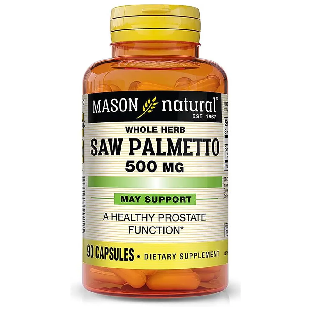 Mason Natural Saw Palmetto 500mg Capsules x 90