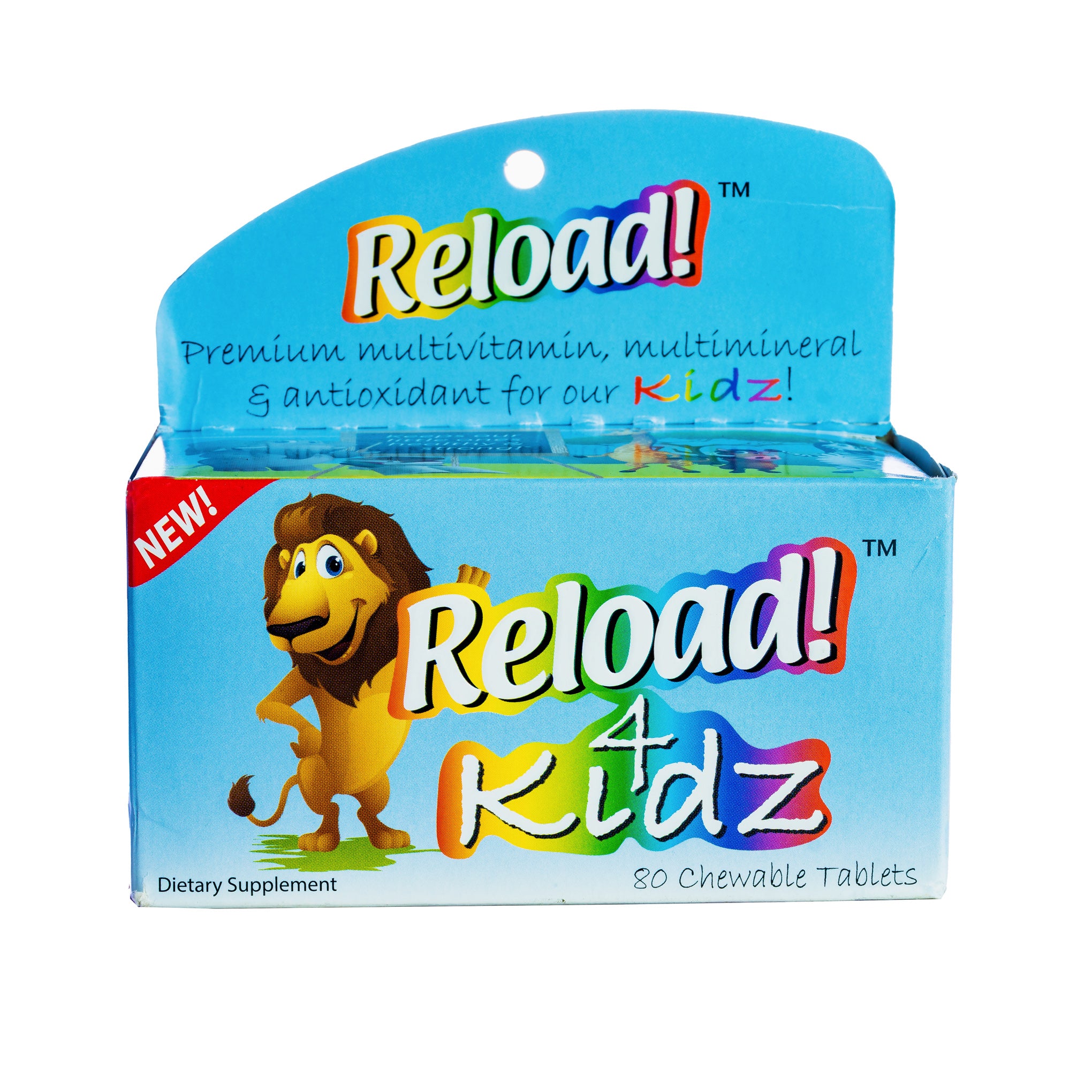 Reload 4 Kidz Multivitamin Chewable Tablets x80