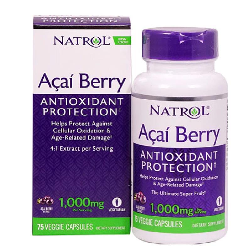 shop Natrol Acai Berry Antioxidant Protection 1000mg x75 from HealthPlus online pharmacy in Nigeria