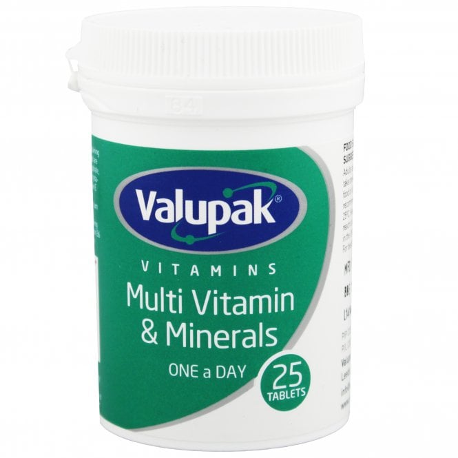 Valupak Multivitamin & Minerals Tablets X 25