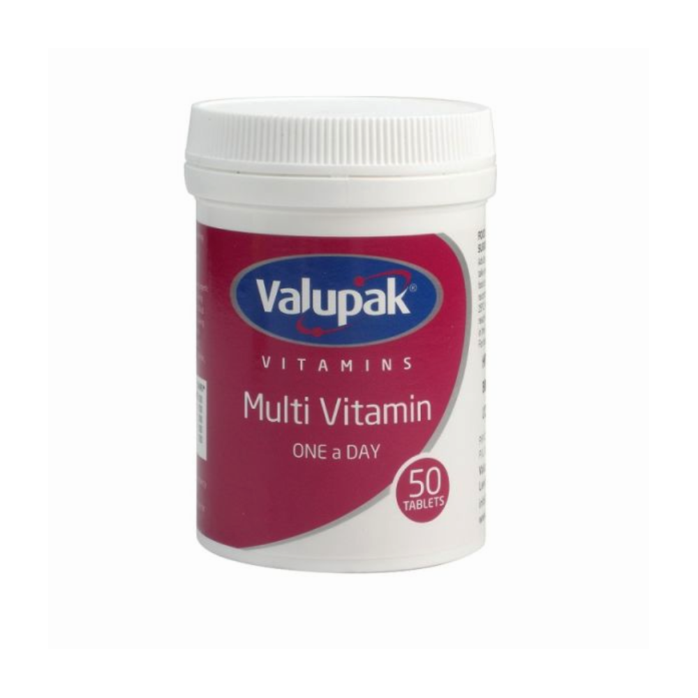 Valupak Multivitamin One-a-Day Tablets X 50