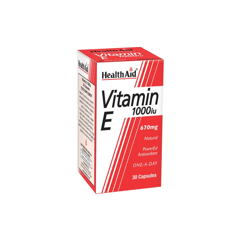 HealthAid Vitamin E 1000IU Capsules x 30