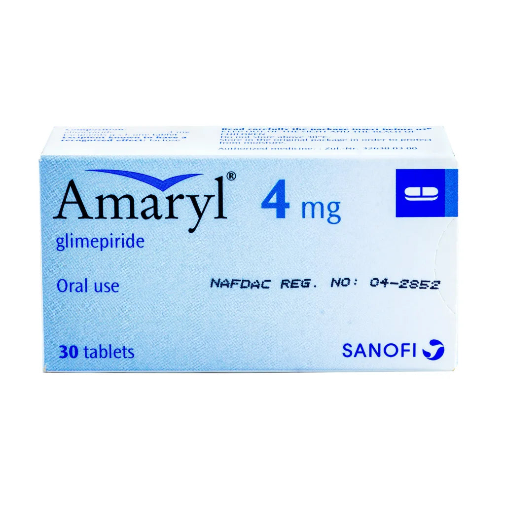 Amaryl (Glimepiride) 4mg Tabs x30